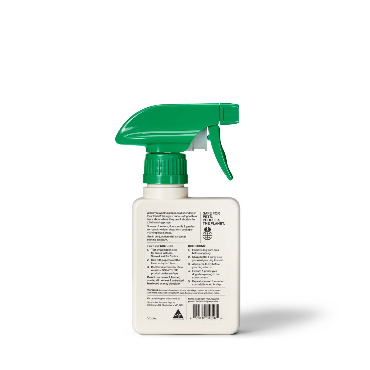 Plant - Based Stop Pee Training Spray | Buy Direct at Snooza Dog Beds