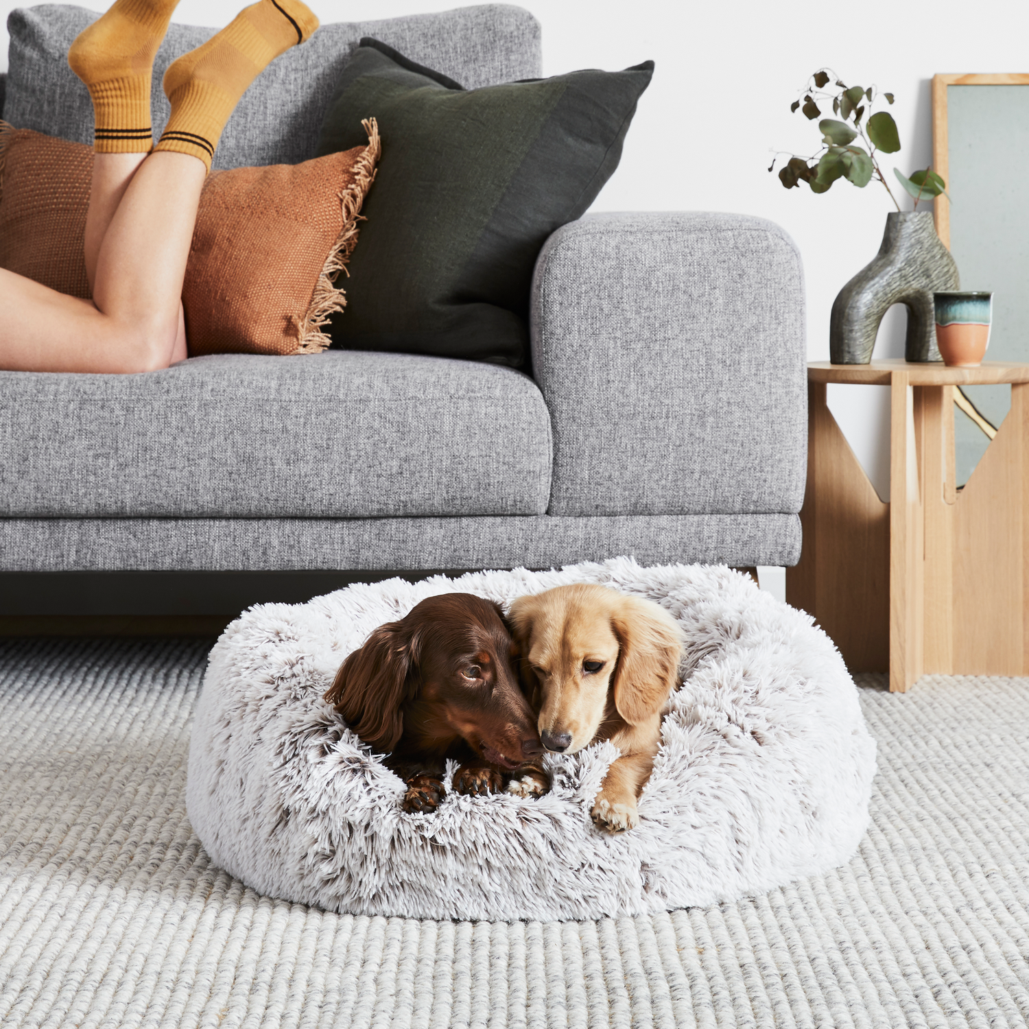 Soothing and Calming Cuddler Dog Bed