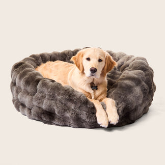 Luxe Bubble Fur Cuddler Cover | Snooza Pet Products