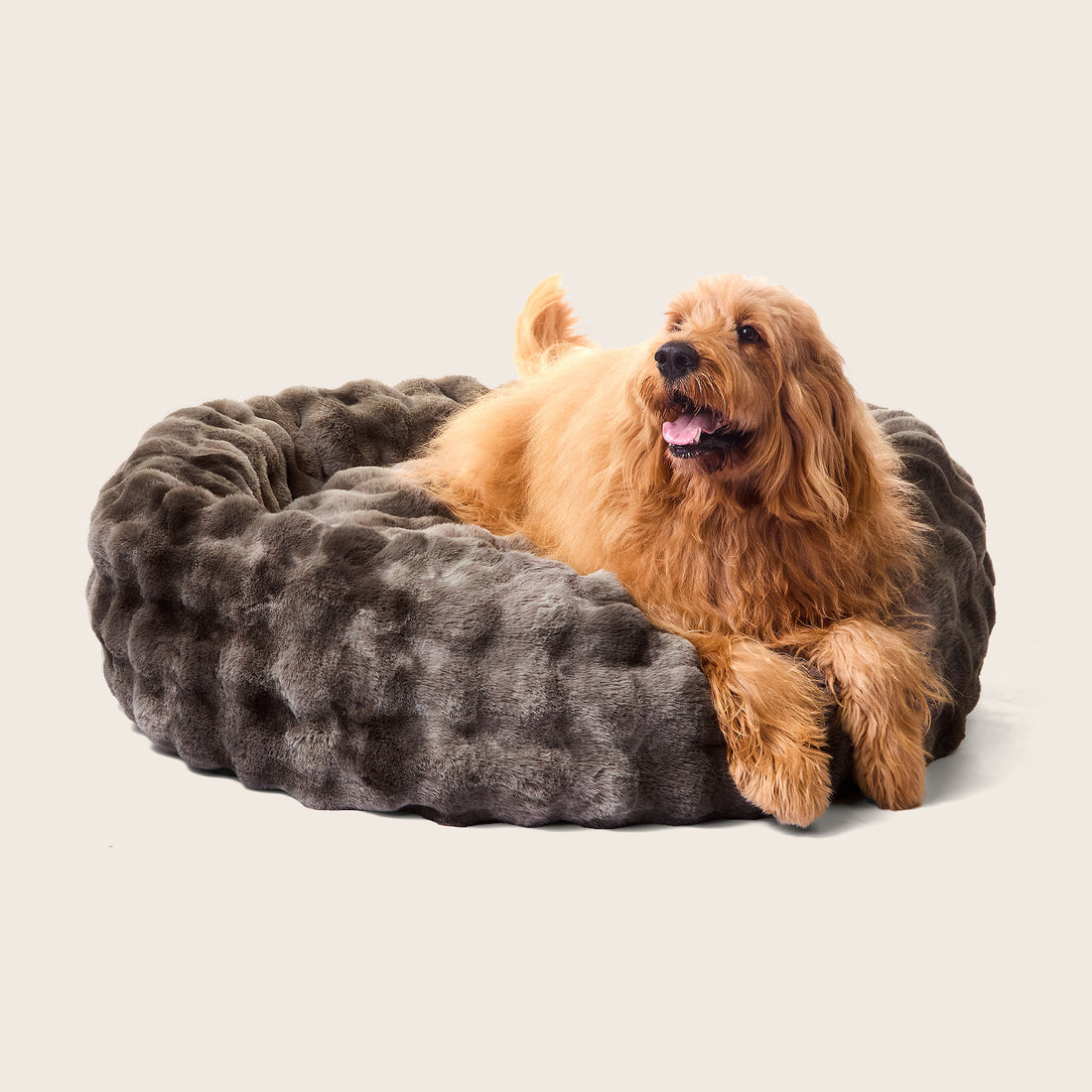 Luxe Bubble Fur Cuddler Cover | Snooza Pet Products