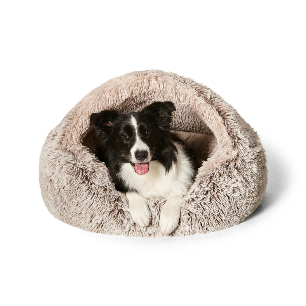 Calming Hoodie Cuddler Mink | Buy Direct at Snooza Dog Beds