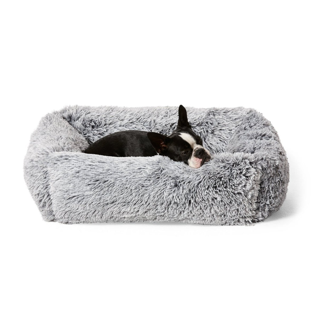 Snooza Calming Snuggler Orthopaedic Dog Bed in Silver Fox