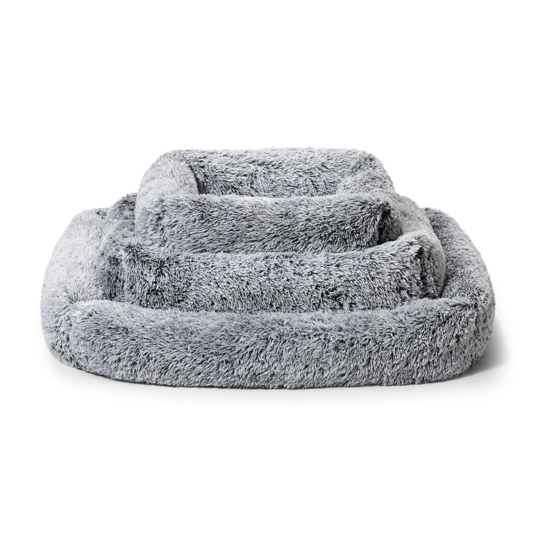 Snooza Calming Snuggler Orthopaedic Dog Bed in Silver Fox