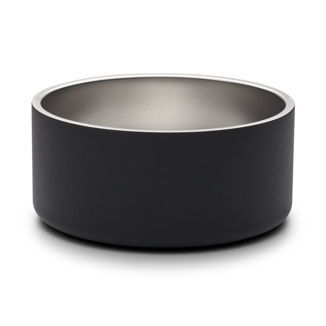 Double Wall Stainless Steel Bowl Slate Grey | Buy Direct at Snooza Dog Beds