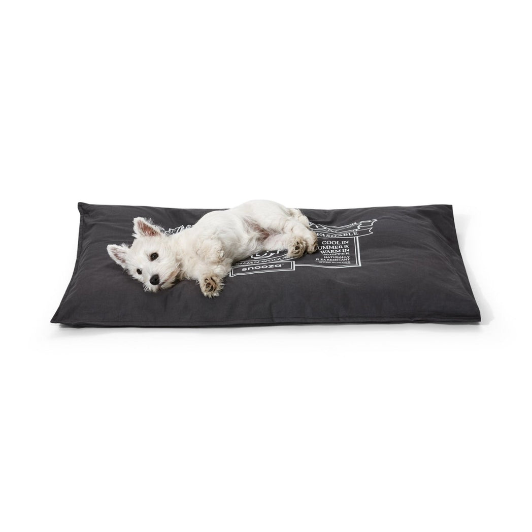 Organic Pet Futon Charcoal | Buy Direct at Snooza Dog Beds
